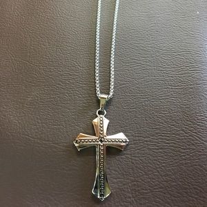 Men’s STAINLESS STEEL CROSS Pendant